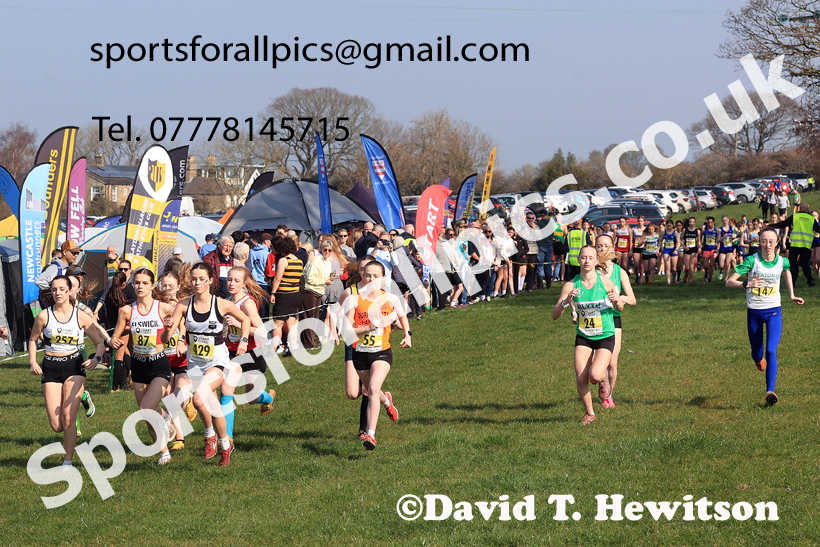 Girls Under-15s 2026 Start Fitness NEHL, Eltringham, Mickley, Northmberland. Photo: David T. Hewitson/Sports for All Pics